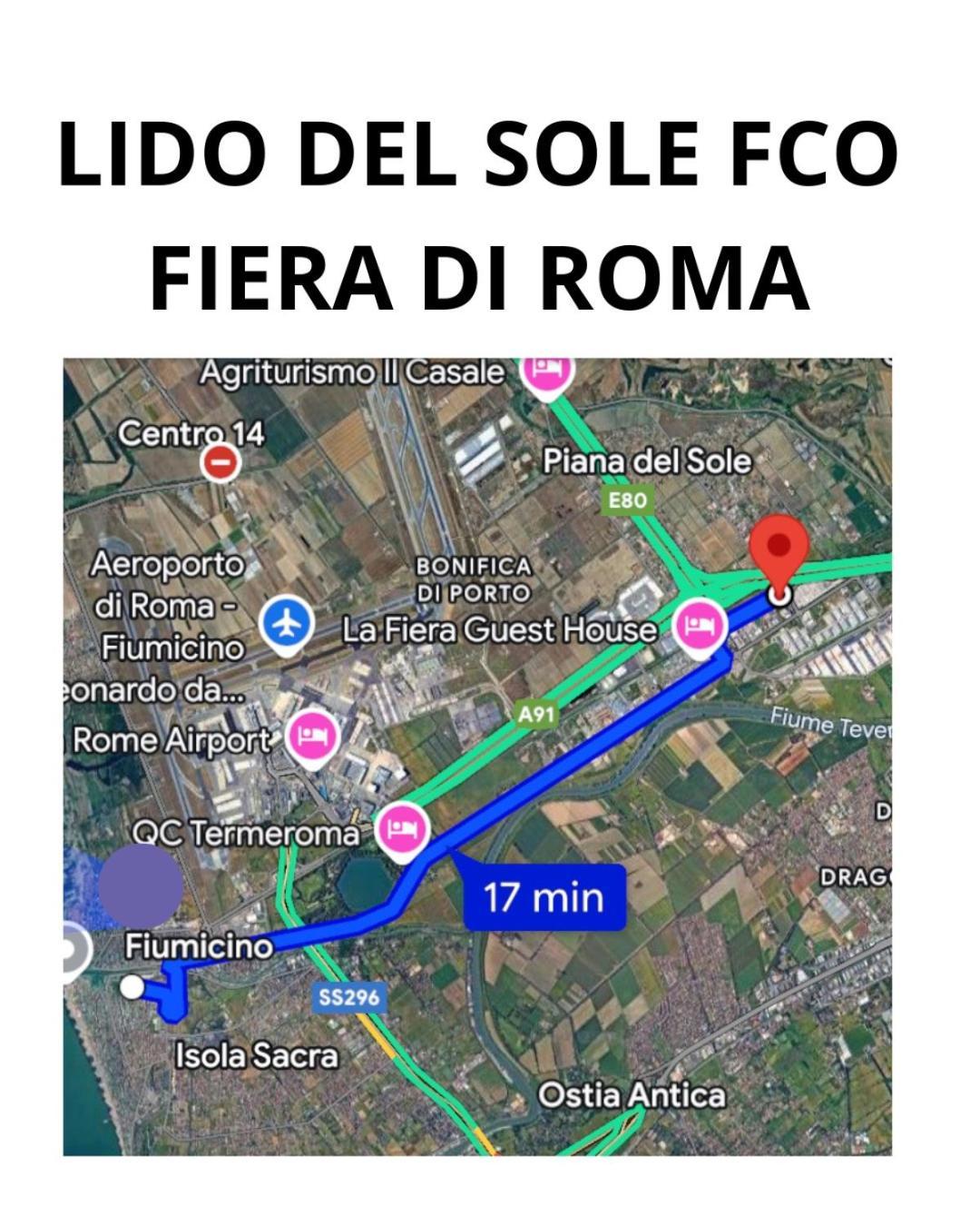 Lido Del Sole Fco Apartment Fiumicino Luaran gambar